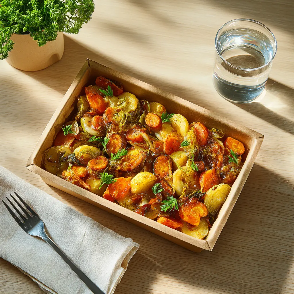 Kig Ha Farz (carottes, oignons, poireaux, navets, chou vert)