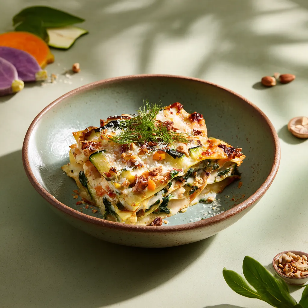 Lasagnes végétarienne à l'oseille