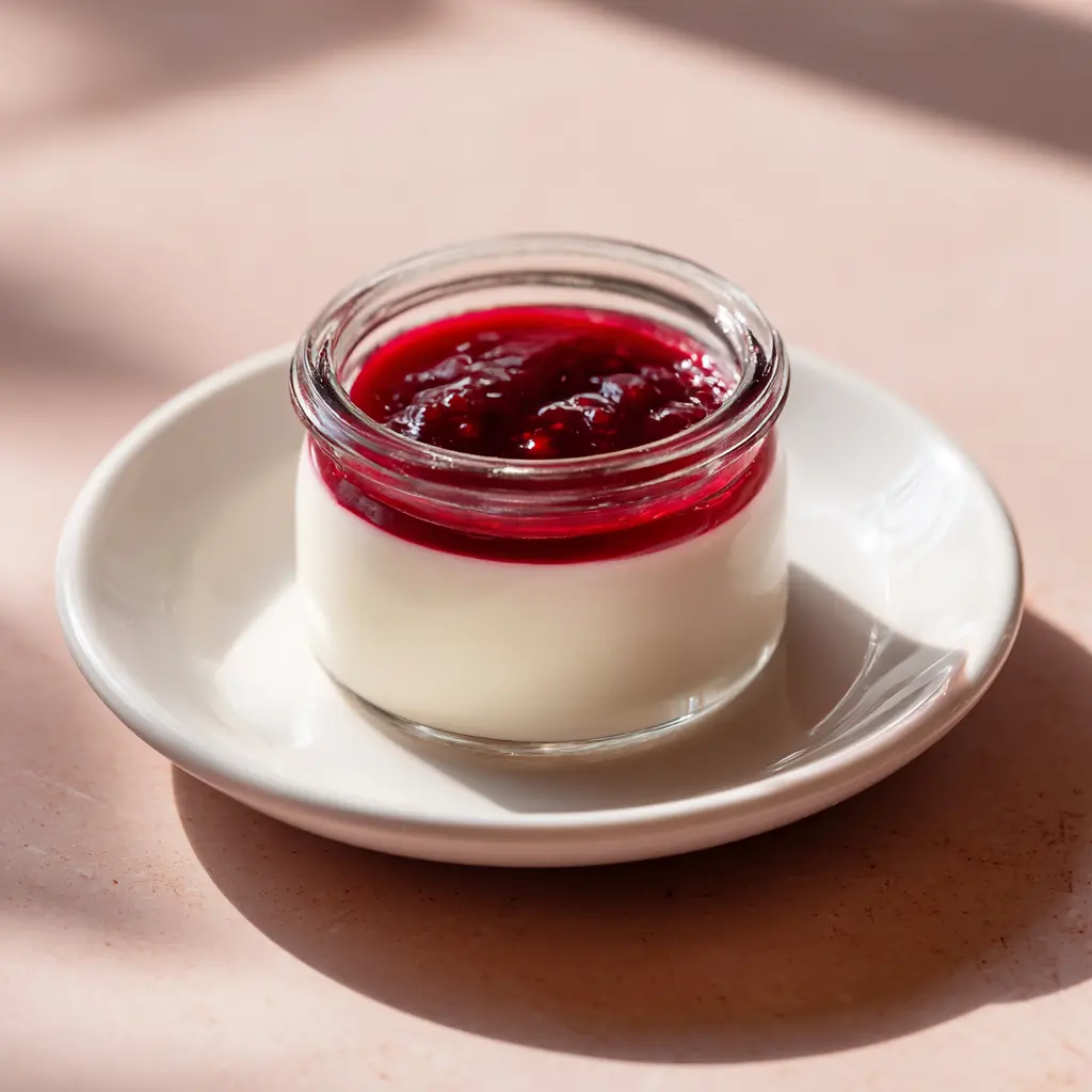 Panna Cotta aux fruits rouges