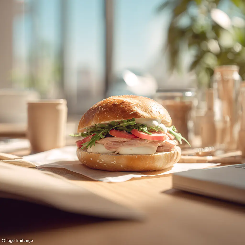 Pique -Mie  le Torre Fano(pain brioché sésame thon mozzarella pistou tomates salade)