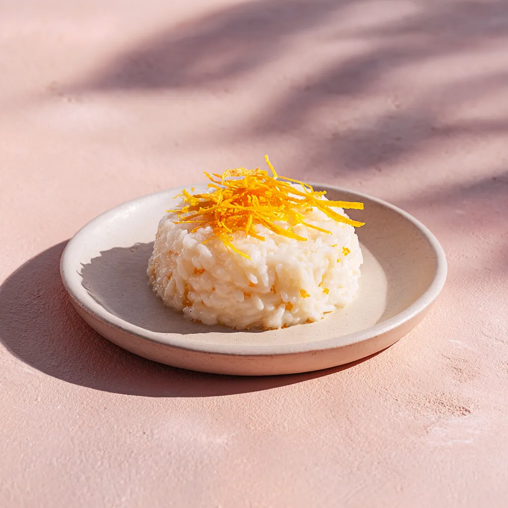 Riz au lait aux agrumes