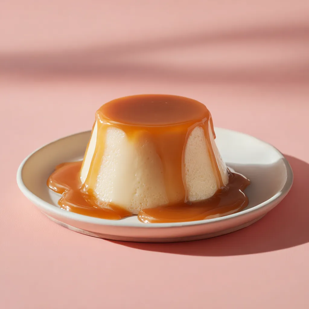 [4975] Semoule au lait, coulis de caramel