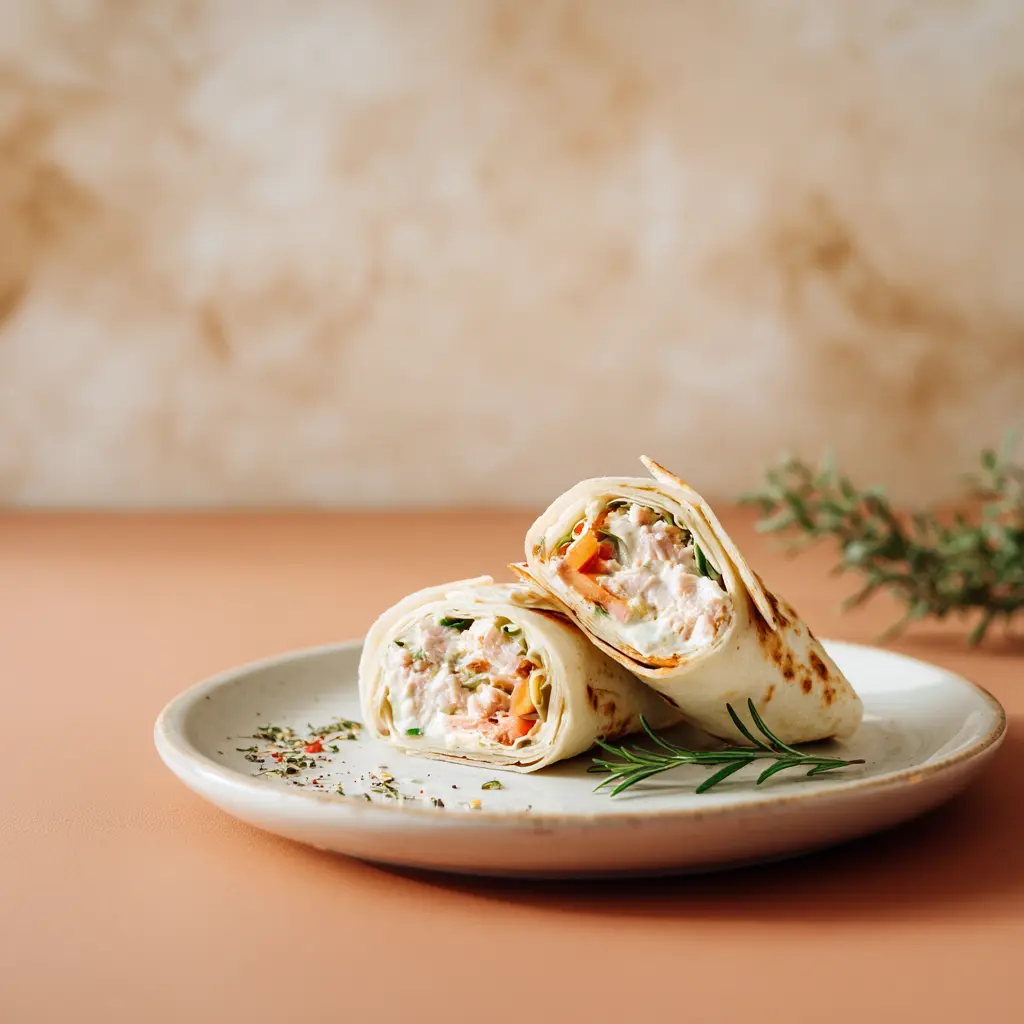 Wrap crème citronée et thon