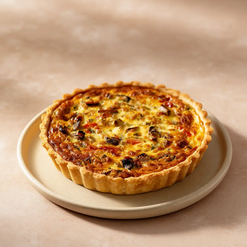 Quiche aux légumes provençaux